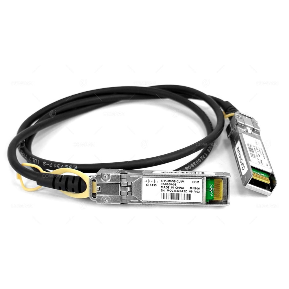 37-0960-03 CISCO 10G BASE-CU TWINAX SFP+ PASSIVE CABLE 1M